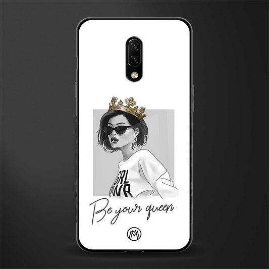be your queen glass case for oneplus 7 image