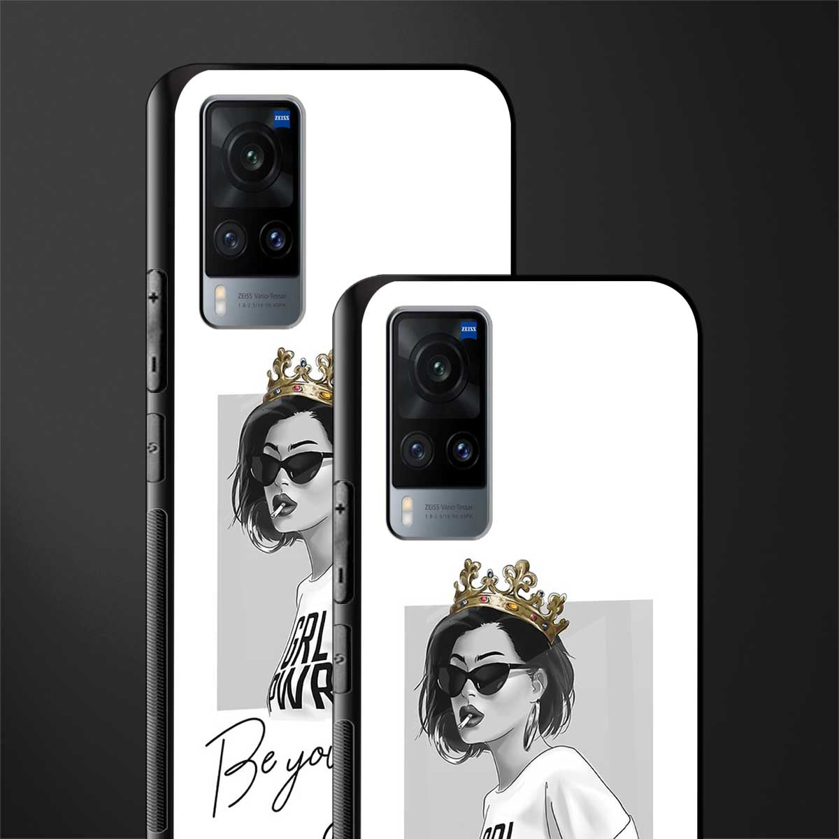 be your queen glass case for vivo x60 image-2