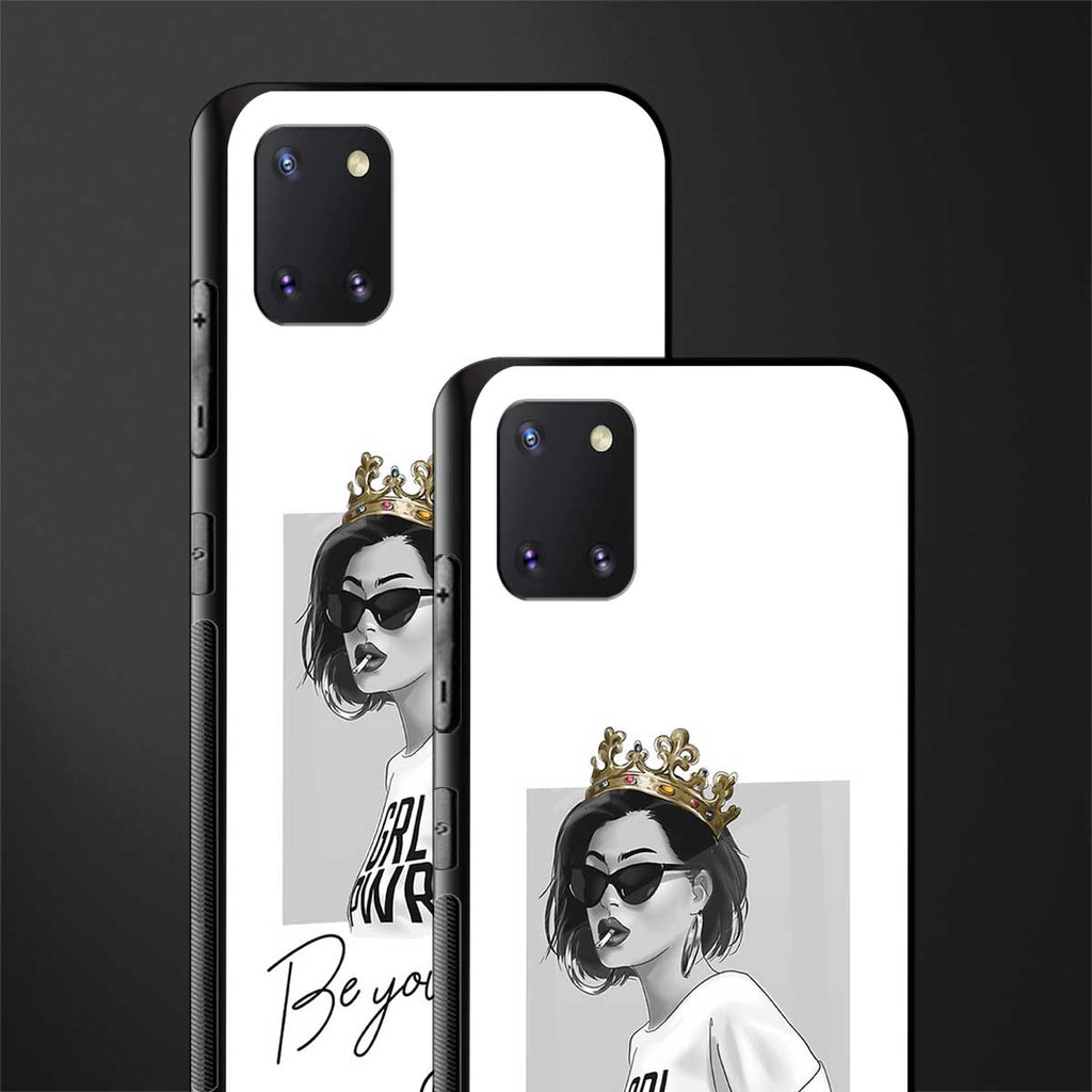 be your queen glass case for samsung galaxy note 10 lite image-2