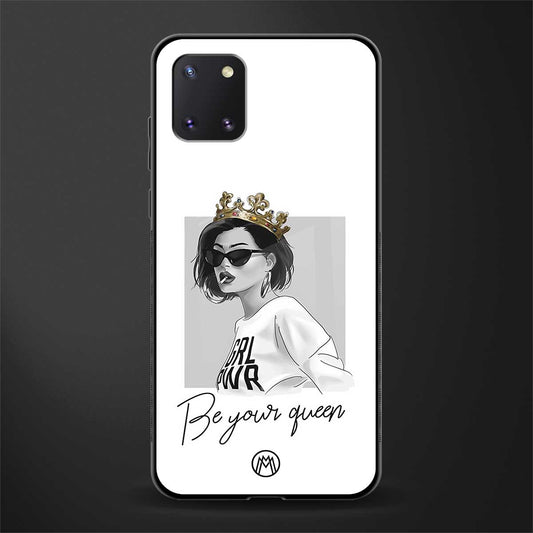 be your queen glass case for samsung a81 image