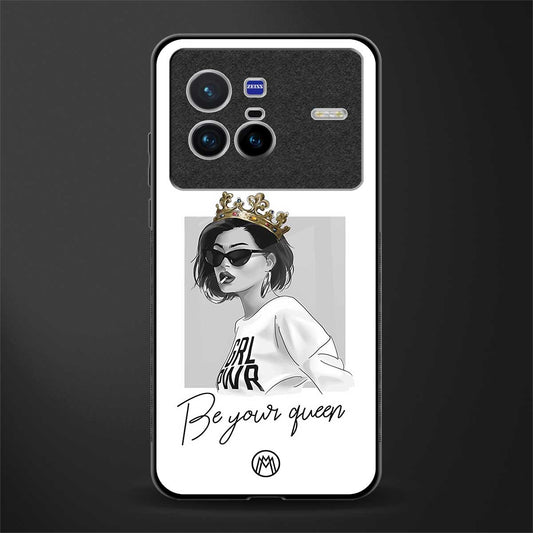 be your queen glass case for vivo x80 image