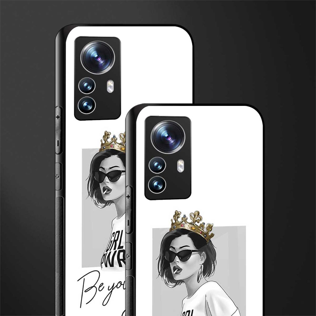 be your queen back phone cover | glass case for xiaomi 12 pro