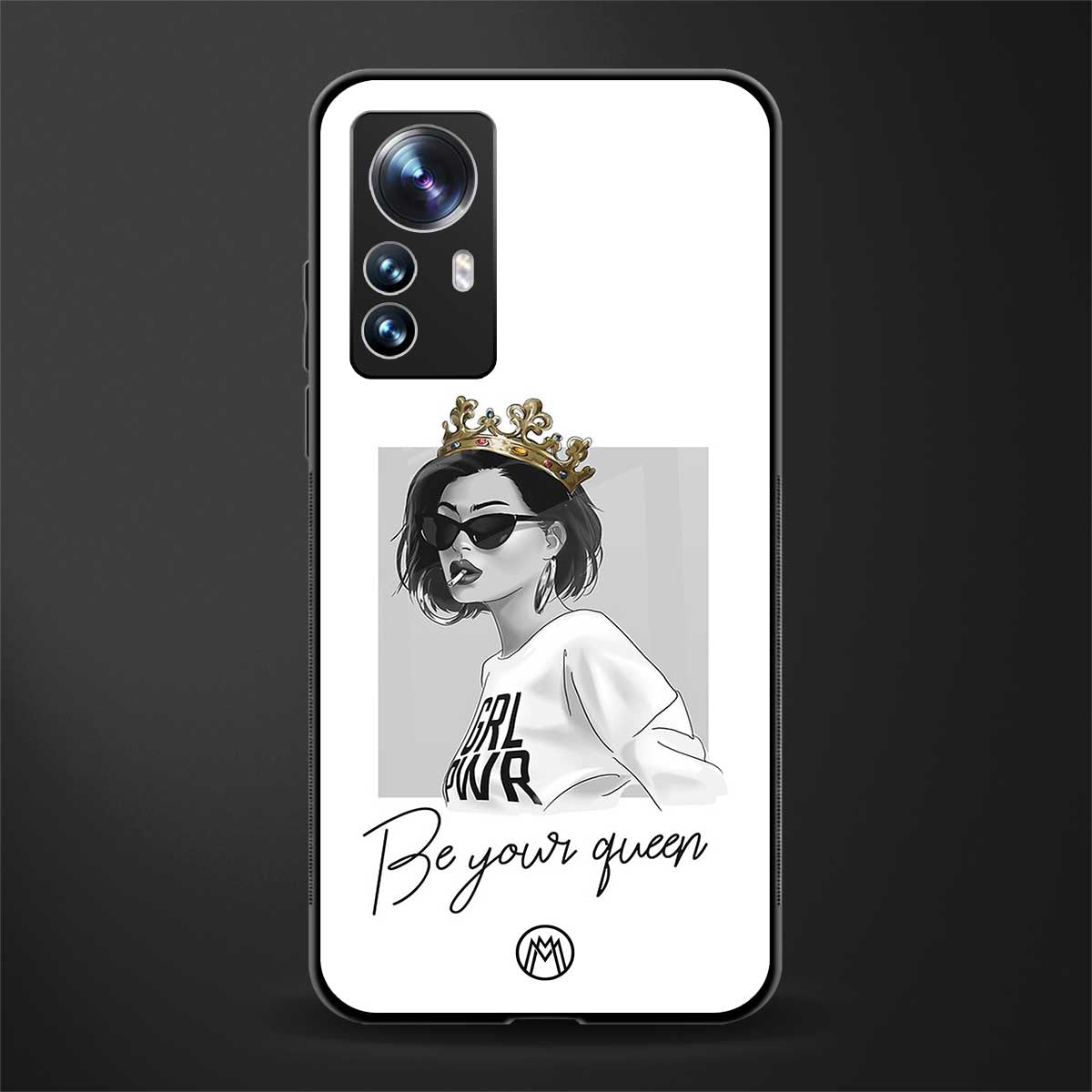 be your queen back phone cover | glass case for xiaomi 12 pro