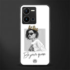 be your queen back phone cover | glass case for vivo y35 4g
