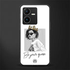 be your queen back phone cover | glass case for vivo y22