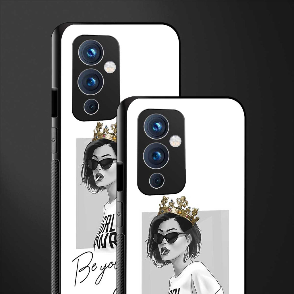 be your queen back phone cover | glass case for oneplus 9