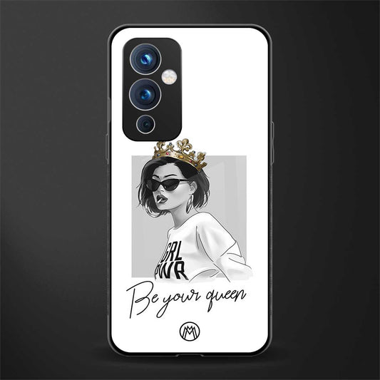 be your queen back phone cover | glass case for oneplus 9