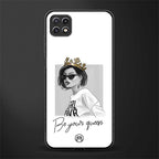 be your queen back phone cover | glass case for samsung galaxy f42