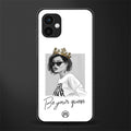 be your queen back phone cover | glass case for samsung galaxy a04