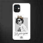 be your queen back phone cover | glass case for samsung galaxy a04