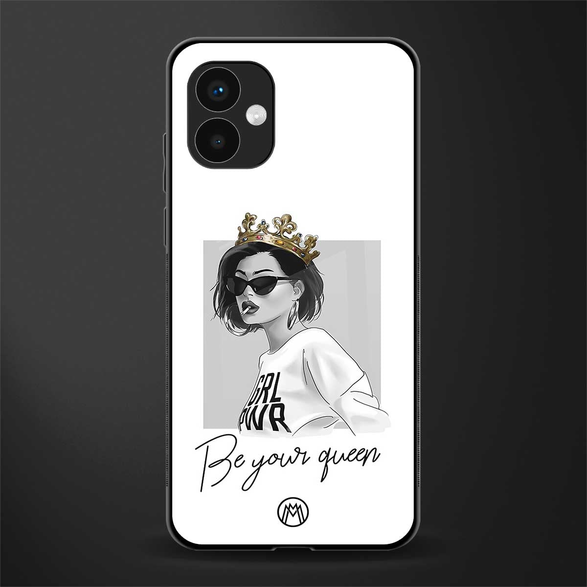 be your queen back phone cover | glass case for samsung galaxy a04