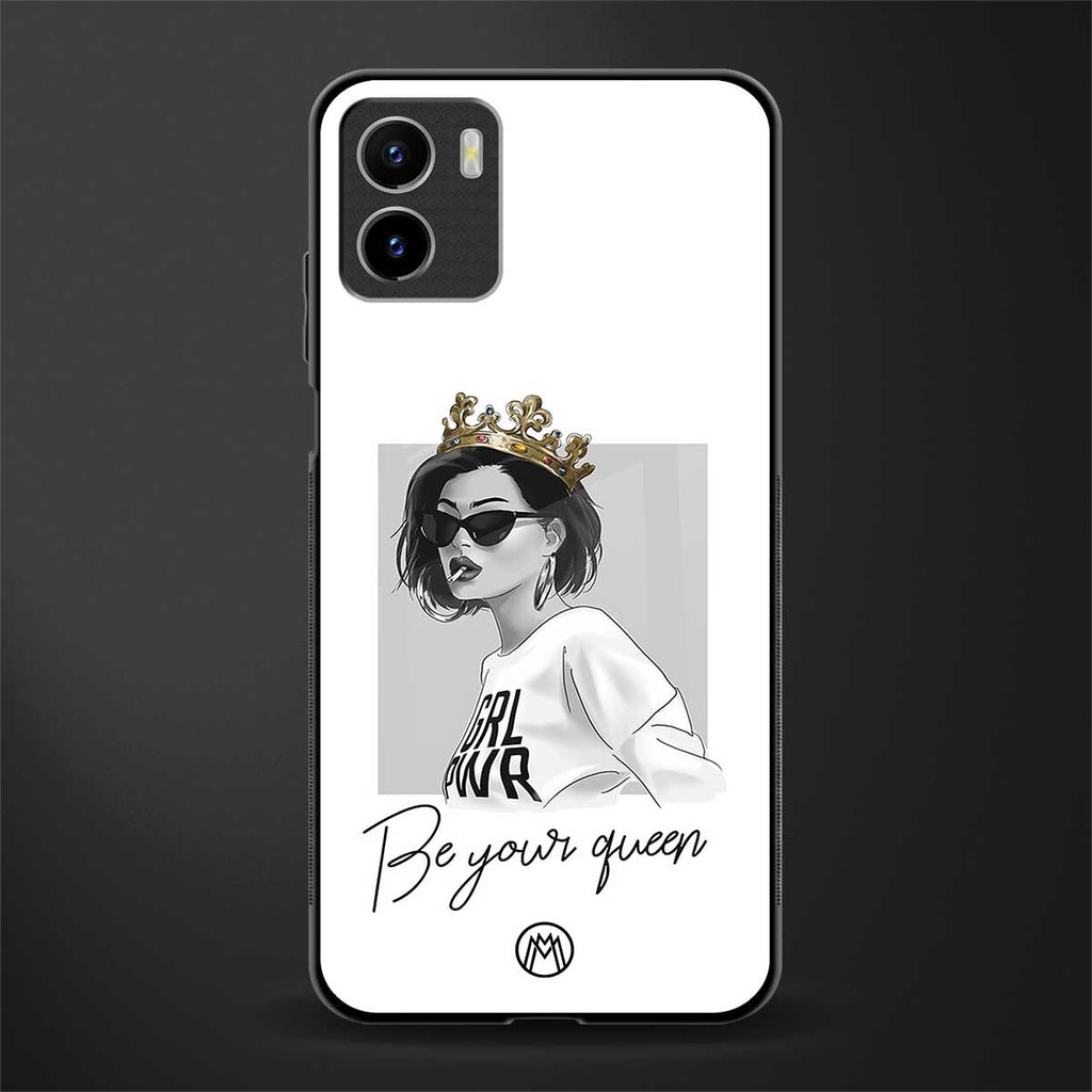 be your queen back phone cover | glass case for vivo y72