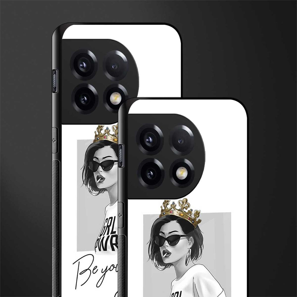 be your queen back phone cover | glass case for oneplus 11r