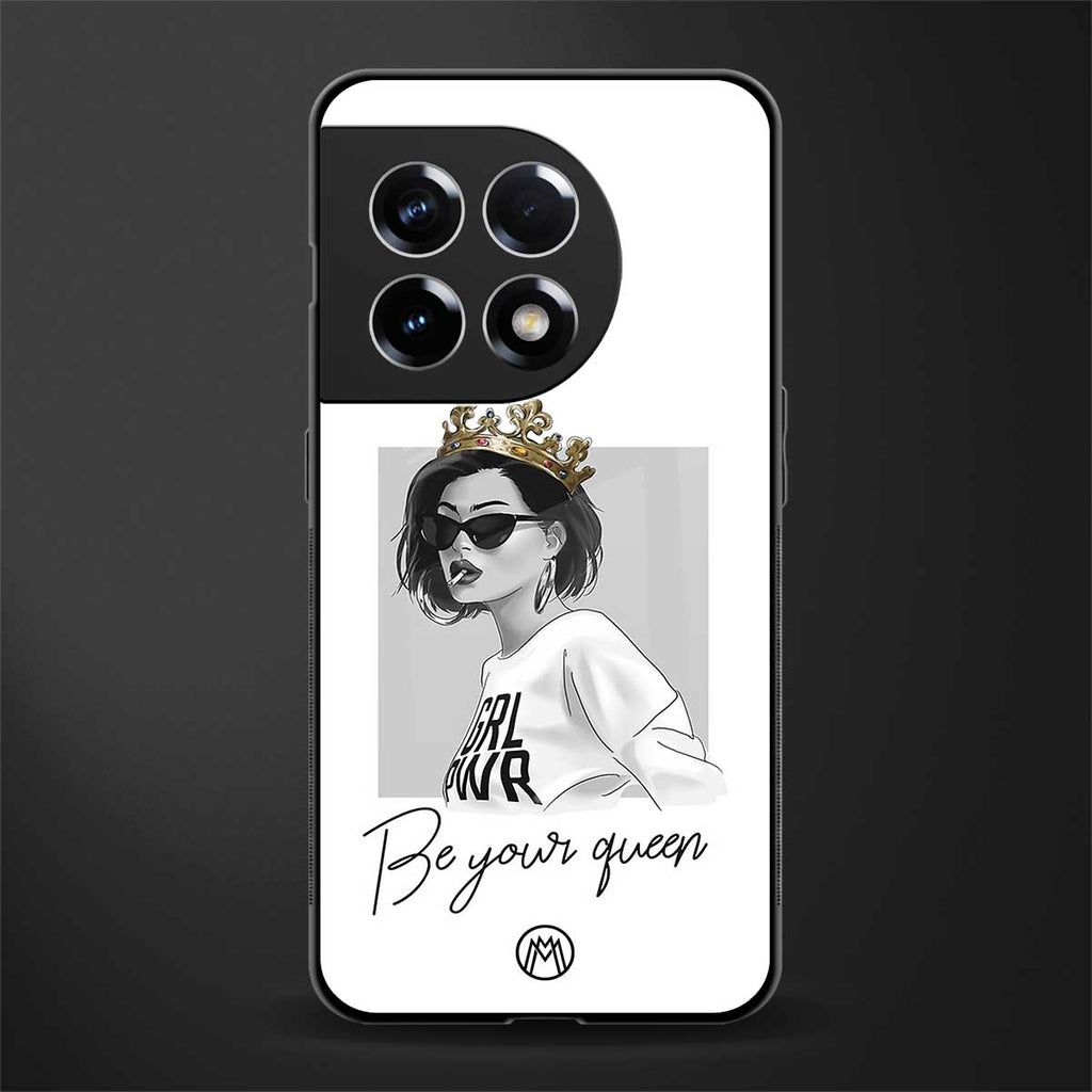 be your queen back phone cover | glass case for oneplus 11r