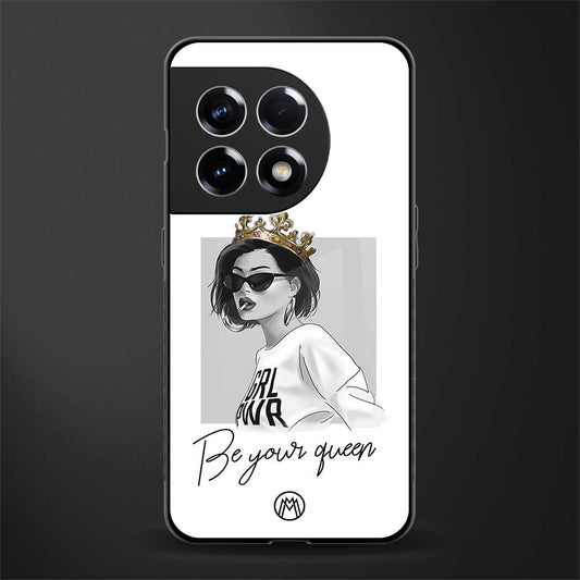be your queen back phone cover | glass case for oneplus 11r