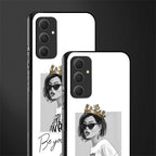 be your queen back phone cover | glass case for samsung galaxy a54 5g