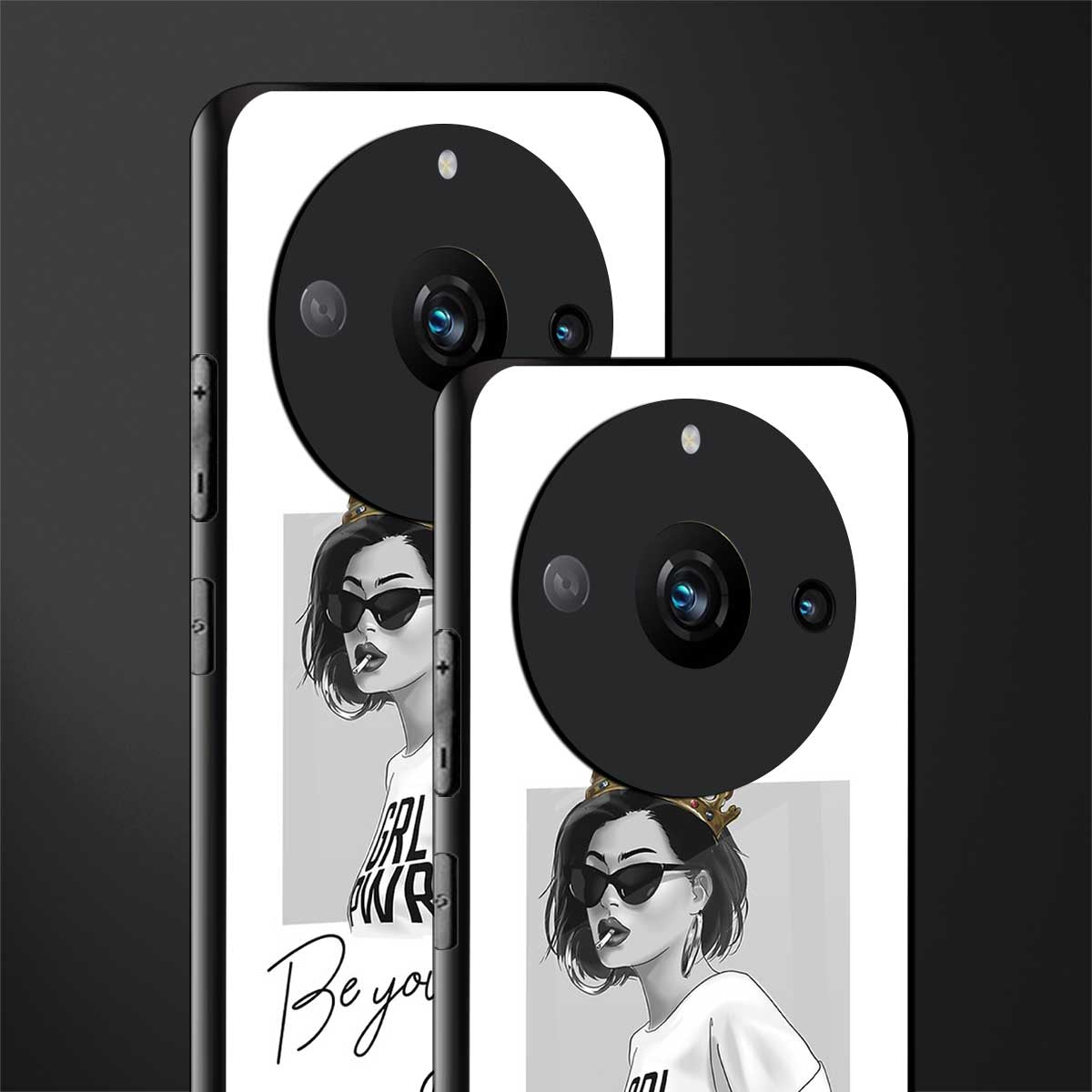 be your queen back phone cover | glass case for realme 11 pro 5g