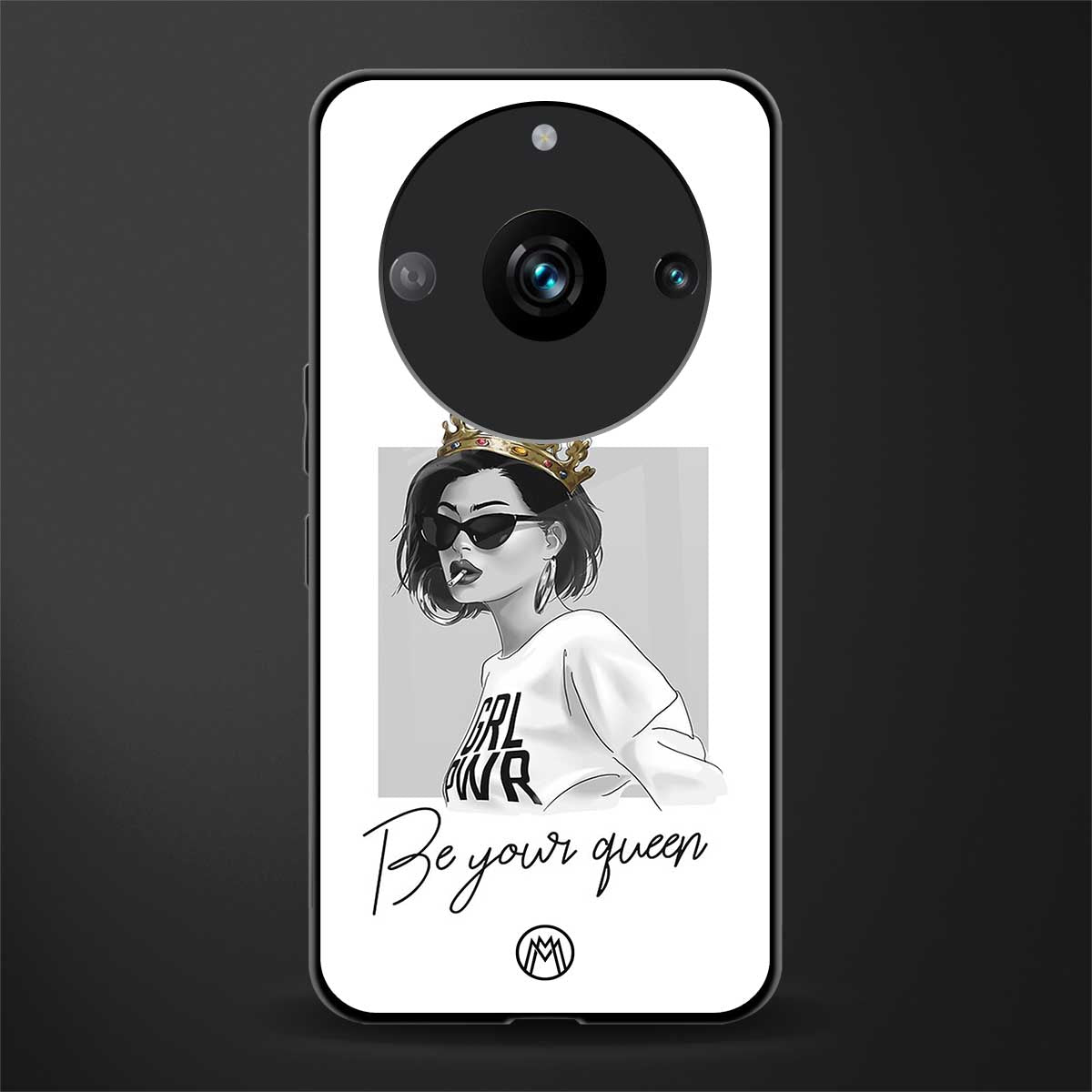 be your queen back phone cover | glass case for realme 11 pro 5g