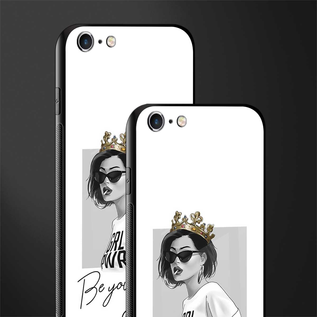 be your queen glass case for iphone 6 image-2