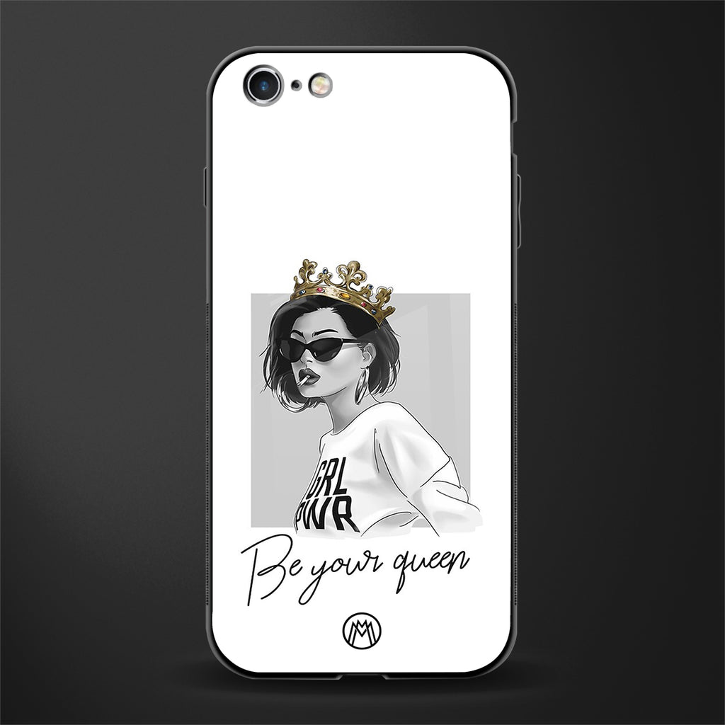 be your queen glass case for iphone 6 plus image