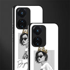 be your queen back phone cover | glass case for vivo t1 44w 4g