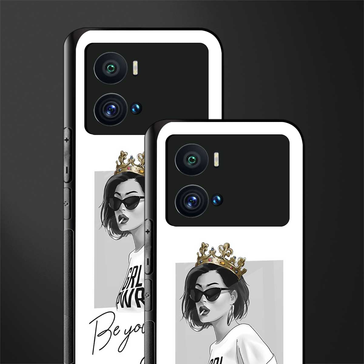 be your queen back phone cover | glass case for iQOO 9 Pro