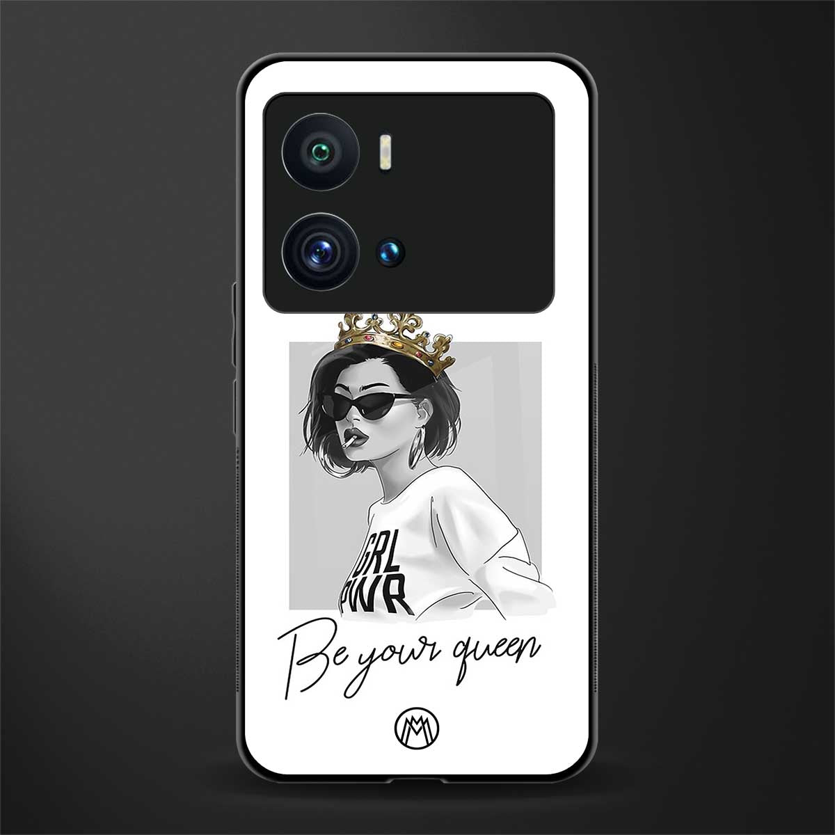 be your queen back phone cover | glass case for iQOO 9 Pro