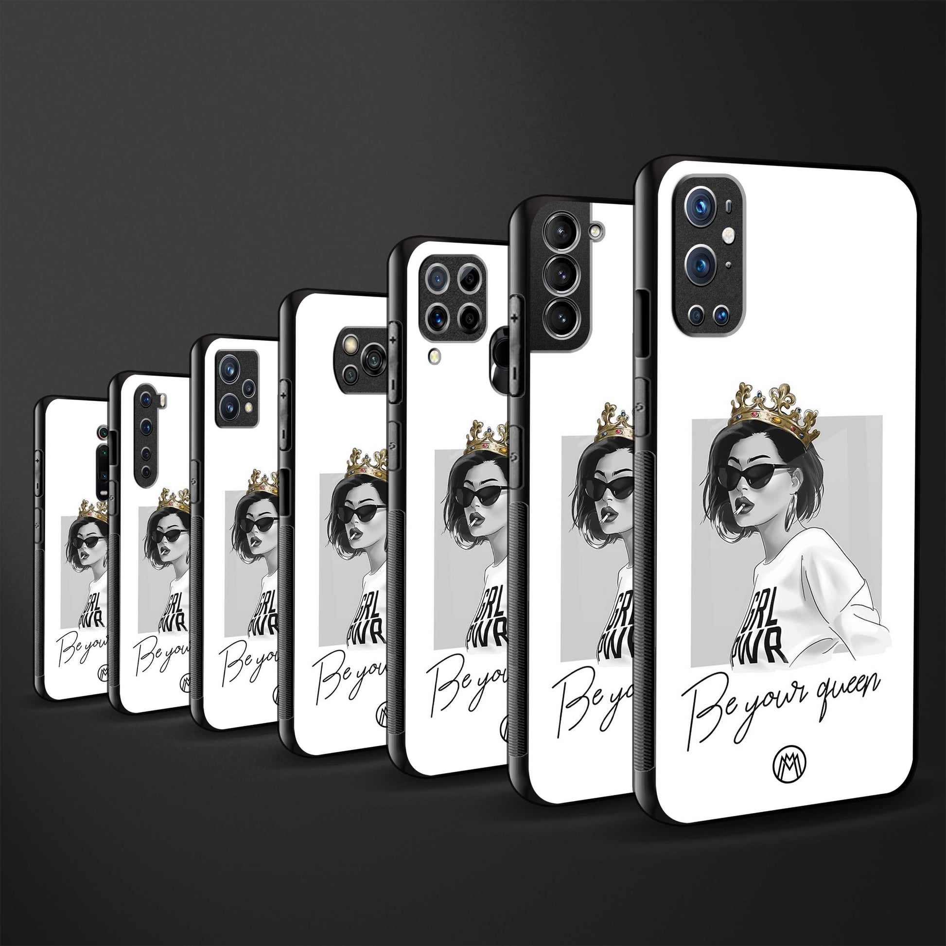 be your queen back phone cover | glass case for samsung galaxy a04