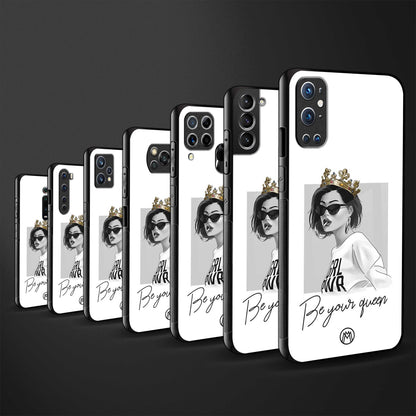 be your queen back phone cover | glass case for samsung galaxy a04
