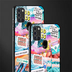 beach vibes collage glass case for samsung galaxy a21s image-2