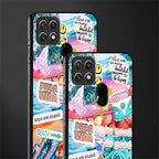 beach vibes collage glass case for oppo a15s image-2