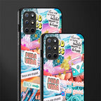 beach vibes collage glass case for oneplus 8t image-2