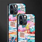 beach vibes collage glass case for iphone 12 pro image-2