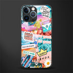 beach vibes collage glass case for iphone 12 pro image