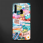 beach vibes collage glass case for samsung a21 image