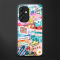 beach vibes collage back phone cover | glass case for samsung galaxy a14 5g