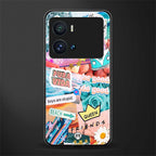 beach vibes collage back phone cover | glass case for iQOO 9 Pro