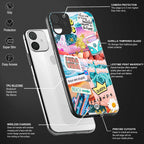 beach vibes collage glass case for iphone 6 plus image-4