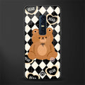 bear uniform pattern glass case for vivo v17 pro image