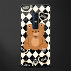 bear uniform pattern glass case for vivo v17 pro image