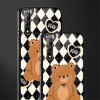bear uniform pattern glass case for vivo z1x image-2