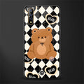 bear uniform pattern glass case for vivo z1x image