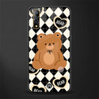 bear uniform pattern glass case for vivo z1x image
