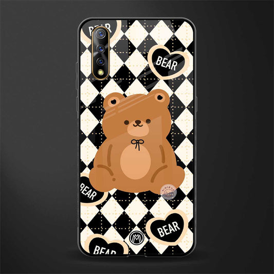 bear uniform pattern glass case for vivo z1x image