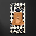 bear uniform pattern glass case for vivo z1 pro image
