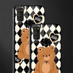 bear uniform pattern glass case for samsung galaxy m30s image-2