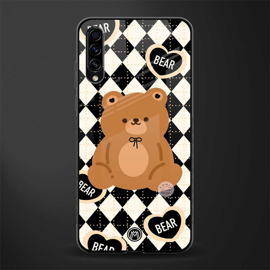 bear uniform pattern glass case for samsung galaxy a30s image