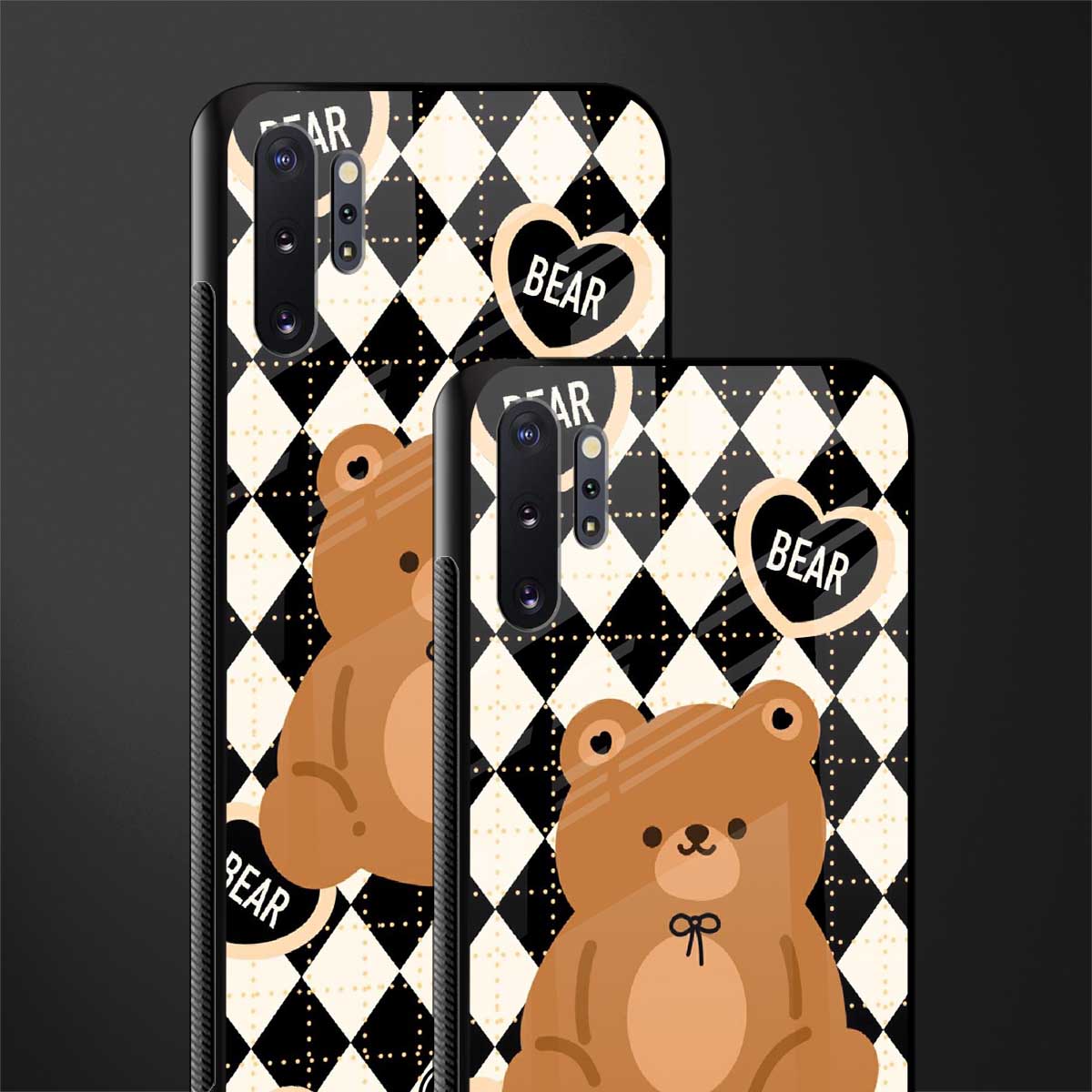 bear uniform pattern glass case for samsung galaxy note 10 plus image-2
