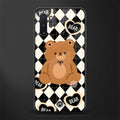 bear uniform pattern glass case for samsung galaxy note 10 plus image