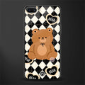 bear uniform pattern glass case for realme c1 image